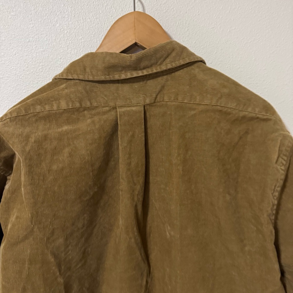 Brooks Brothers Corduroy Western Shirt Jacket Shacket Tan Relaxed Fit X-Large - Picture 6 of 8